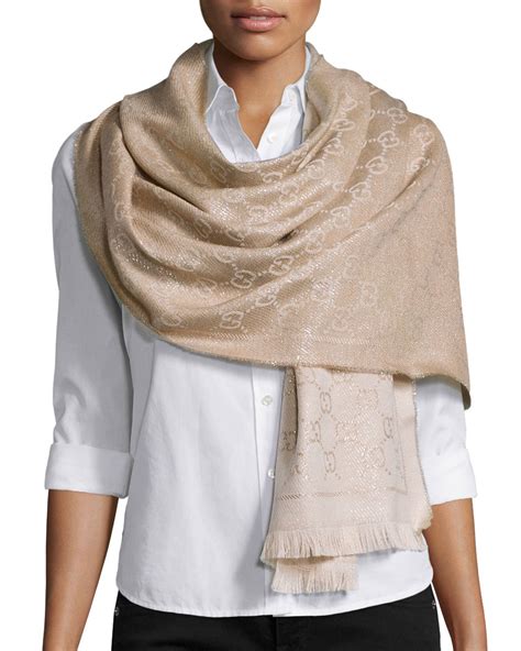 white gucci scarves for women